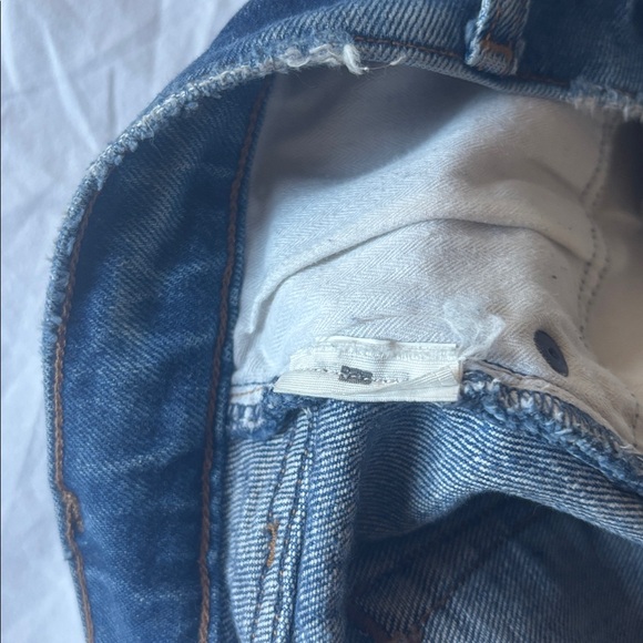 Abercrombie High Rise Dad Curve Love Shorts, 31 - Picture 7 of 7